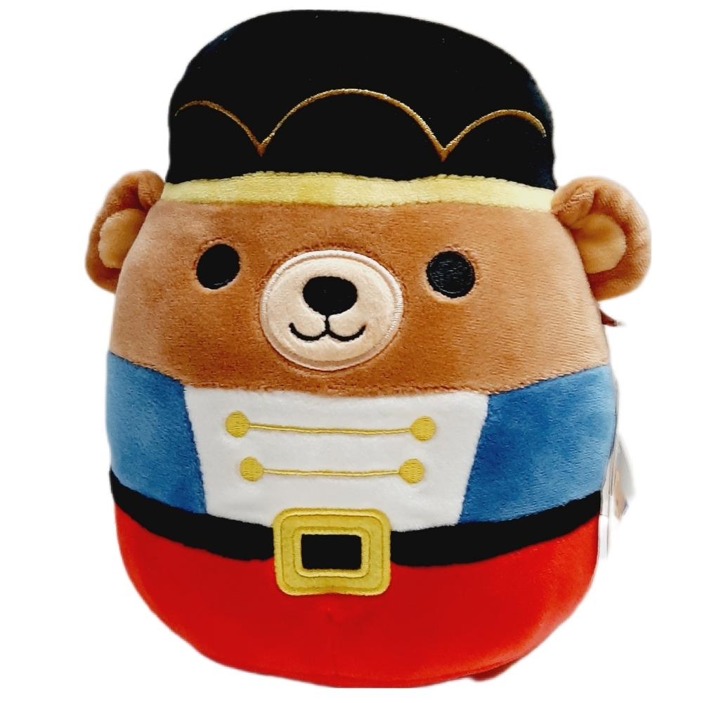 🍒 SQUISHMALLOWS 8" Braven Nutcracker Bear Stuffed Animal - Kids Toy